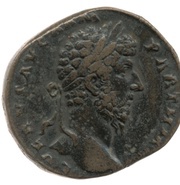 Sestertius - Lucius Verus VICT AVG TR P VI COS II S C; Victory obverse image