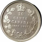 10 Cents - Elizabeth II Royal Canadian Mint, Canada, 1998 reverse image