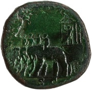 Sestertius - Lucius Verus Divus and Lucius Verus CONSECRATIO S C, Rome, 169 reverse image