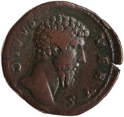 Sestertius - Lucius Verus Divus CONSECRATIO S C obverse image