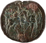 Sestertius - Marcus Aurelius PROFECTIO AVG S C COS III, Rome, 169-170 reverse image