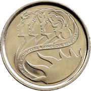 10 Cents - Elizabeth II Year of Volunteers, Canada, 2001 reverse image