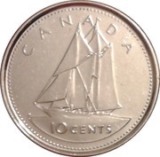 10 Cents - Elizabeth II Golden Jubilee reverse image