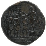 Sestertius - Marcus Aurelius and Commodus IMP VI COS III SC PROVIDENTIA AVG, Rome, 171-172 reverse image