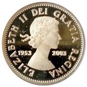 10 Cents - Elizabeth II Golden Jubilee obverse image