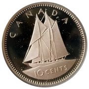 10 Cents - Elizabeth II Golden Jubilee, Canada, 2003 reverse image