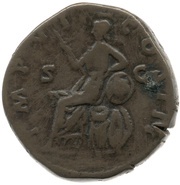 Sestertius - Marcus Aurelius IMP VI COS III S C; Roma, Rome, 172-173 reverse image