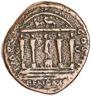 Sestertius - Marcus Aurelius IMP VI COS III S C RELIG AVG; Mercury, Rome, 172-173 reverse image