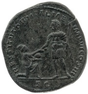 Sestertius - Marcus Aurelius RESTITVTORI ITALIAE IMP VI COS III S C; Italia, Rome, 172-173 reverse image