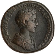Sestertius - Commodus PRINC IVVENT S C obverse image