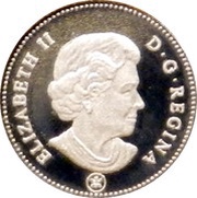 10 Cents - Elizabeth II 4th portrait; Silver Proof Issue obverse image