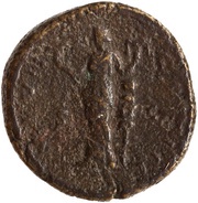 Sestertius - Marcus Aurelius IMP VII COS III S C; Fides, Rome, 174-175 reverse image