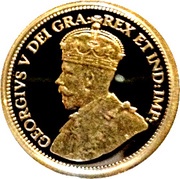 10 Cents - George V, Voyageur Commemorative obverse image