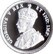 10 Cents - George V Dollar centennial obverse image