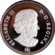 10 Cents - Elizabeth II 4th portrait; Silver Proof Issue obverse image