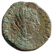 Sestertius - Faustina the Younger AETERNITAS S C; Aeternitas obverse image