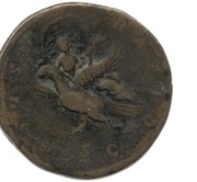 Sestertius - Faustina the Younger CONSECRATIO S C, Rome, 176-180 reverse image
