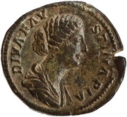 Sestertius - Faustina the Younger CONSECRATIO S C obverse image