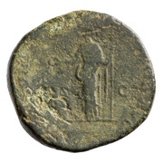 Sestertius - Marcus Aurelius PIETAS AVG IMP VIIII COS III P P S C; Pietas, Rome, 177 reverse image
