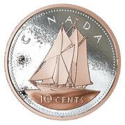 10 Cents - Elizabeth II Le Bluenose reverse image