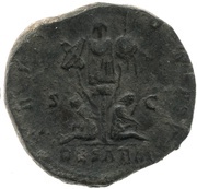Sestertius - Commodus TR P II COS P P S C DE SARM, Rome, 177 reverse image