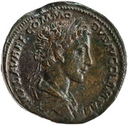 Sestertius - Commodus TR P II COS P P S C DE SARM obverse image