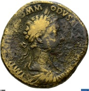 Sestertius - Commodus TR P II COS P P S C DE SARMATIS obverse image