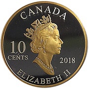 10 Cents - Elizabeth II 2001 Year of the Volunteer obverse image