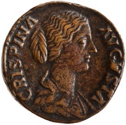 Sestertius - Crispina VENVS FELIX S C; Venus and Victory obverse image