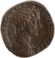 Sestertius - Commodus ADVENTVS AVG IMP IIII COS II P P S C obverse image