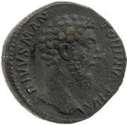 Sestertius - Marcus Aurelius Divus CONSECRATIO S C obverse image