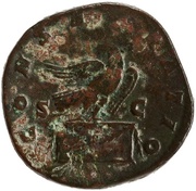 Sestertius - Marcus Aurelius Divus CONSECRATIO S C, Rome, 180 reverse image