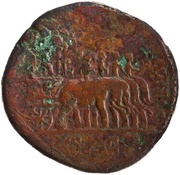 Sestertius - Marcus Aurelius Divus CONSECRATIO S C, Rome, 180 reverse image