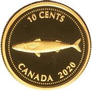 10 Cents - Elizabeth II 1967 10 Cent Coin reverse image