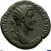 Sestertius - Commodus FEL AVG TR P VI IMP IIII COS III P P S C; Felicitas obverse image