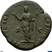 Sestertius - Commodus FEL AVG TR P VI IMP IIII COS III P P S C; Felicitas, Rome, 181 reverse image