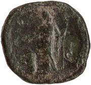 Sestertius - Commodus SALVS AVG TR P VII IMP IIII COS III P P S C; Salus, Rome, 181-182 reverse image