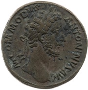 Sestertius - Commodus HILARITAS AVG TR P VIII IMP V COS IIII P P S C; Hilaritas obverse image