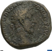 Sestertius - Commodus TR P VIII IMP VI COS IIII P P S C; Minerva obverse image