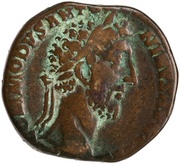 Sestertius - Commodus TR P VIII IMP VI COS IIII P P S C; Felicitas obverse image