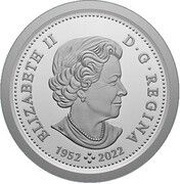 10 Cents In the name of Elizabeth II; Bluenose, Silver obverse image