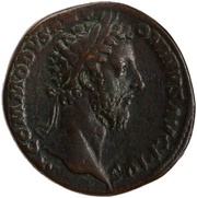 Sestertius - Commodus TR P VIII IMP VI COS IIII P P S C obverse image