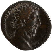 Sestertius - Commodus PROV AVG P M TR P VIII IMP VI COS IIII P P S C; Providentia obverse image