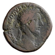 Sestertius - Commodus ANN AVG TR P VIIII IMP VI COS IIII P P S C; Annona obverse image