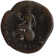Sestertius - Commodus ITALIA P M TR P VIIII IMP VII COS IIII P P S C; Italia, Rome, 184 reverse image