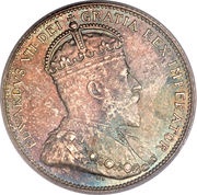 25 Cents - Edward VII obverse image