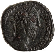 Sestertius - Commodus VOTA SVSCEP DECEN P M TR P X IMP VII COS IIII P P S C obverse image