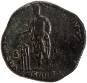 Sestertius - Commodus VOTA SVSCEP DECEN P M TR P X IMP VII COS IIII P P S C, Rome, 184-185 reverse image