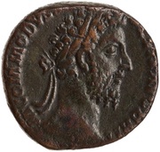 Sestertius - Commodus P M TR P XI IMP VII COS V P P S C; Victory obverse image