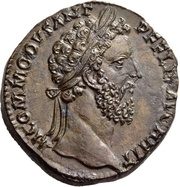Sestertius - Commodus FID EXERCIT P M TR P XI IMP VII COS V P P S C obverse image